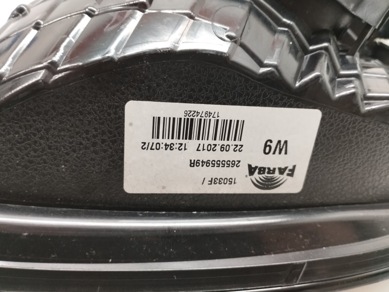 Recambio de piloto trasero izquierdo para renault twingo iii limited referencia OEM IAM 265555949R  