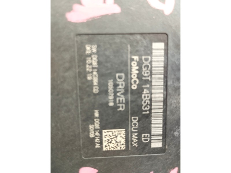 Recambio de modulo electronico para ford mondeo lim. 2.0 tdci cat referencia OEM IAM DG9T14B531  