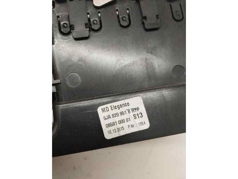 Recambio de rejilla aireadora para seat toledo (kg3) 1.6 tdi 116 cv referencia OEM IAM 5JA820951B  