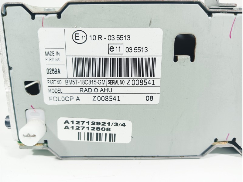 Recambio de sistema audio / radio cd para ford focus lim. (cb8) trend referencia OEM IAM BM5T18C815GM  