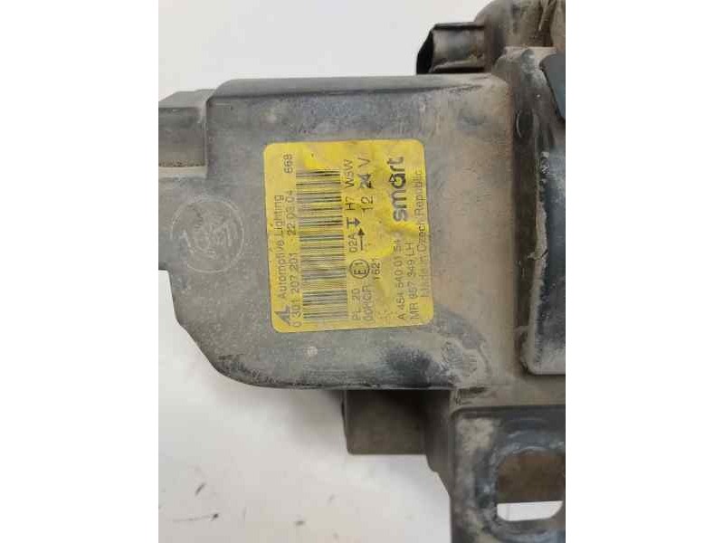 Recambio de faro izquierdo para smart forfour 1.3 cat referencia OEM IAM 0301207201  