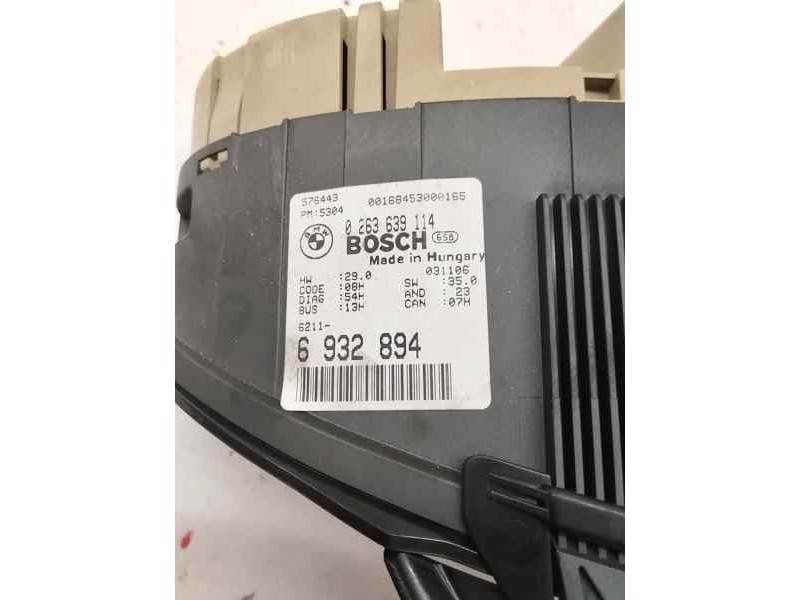Recambio de cuadro instrumentos para bmw serie 3 compact (e46) 316ti 115 cv referencia OEM IAM 6932894  