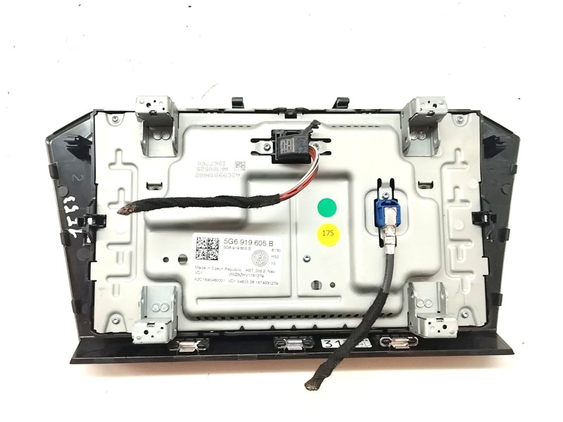 Recambio de pantalla multifuncion para volkswagen arteon (3h7) r-line 4motion referencia OEM IAM 5G6919605B  