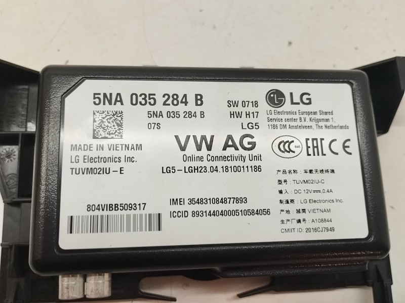 Recambio de modulo electronico para volkswagen arteon (3h7) r-line 4motion referencia OEM IAM 5NA035284B  