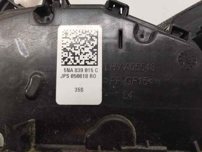 Recambio de cerradura puerta trasera izquierda para volkswagen arteon (3h7) r-line 4motion referencia OEM IAM 5NA839015C  