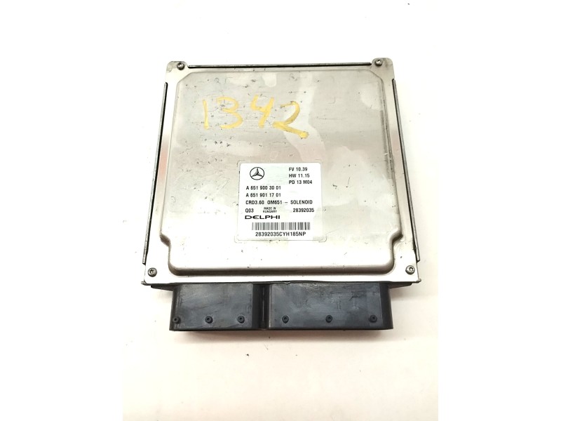 Recambio de centralita motor uce para mercedes-benz clase cla (w117) cla 220 cdi (117.303) referencia OEM IAM A6519003001  
							