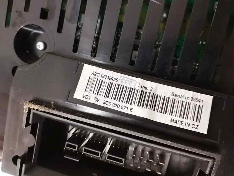 Recambio de cuadro instrumentos para volkswagen passat berlina (3c2) highline referencia OEM IAM 3C0920871E  