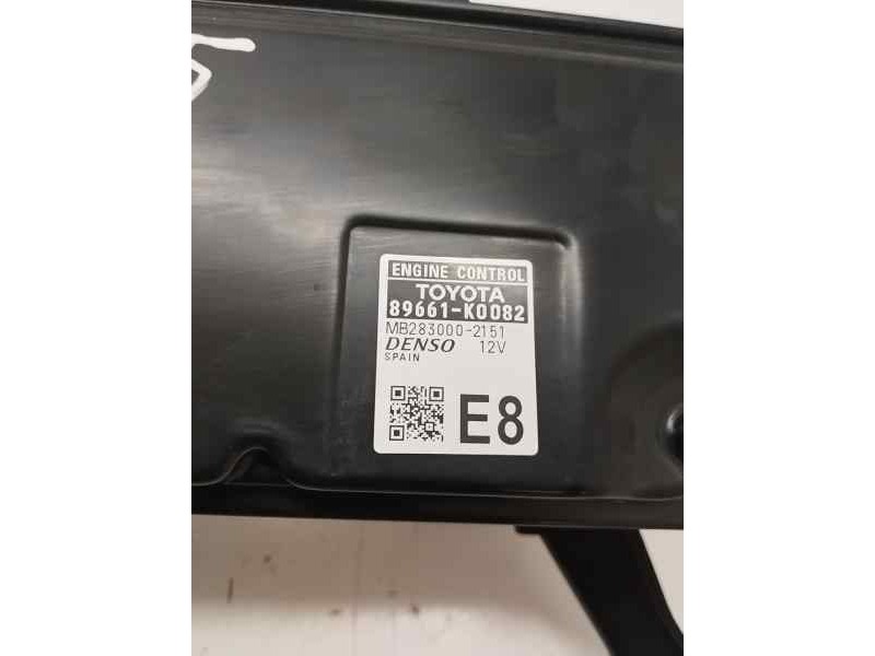 Recambio de centralita motor uce para toyota yaris iv 1.5 hybrid 116 cv referencia OEM IAM 89661K0082  
							