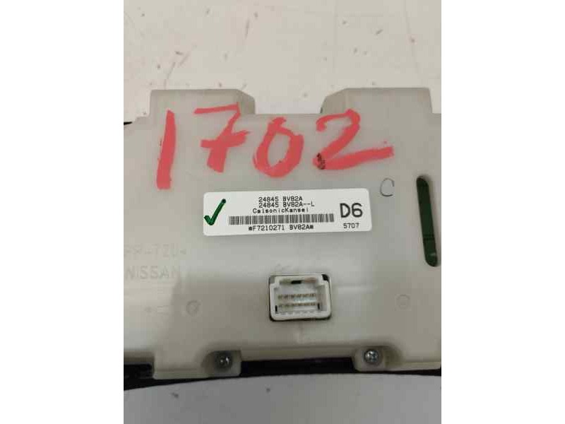 Recambio de mando calefaccion / aire acondicionado para nissan juke (f15) 1.5 dci 110 cv referencia OEM IAM   