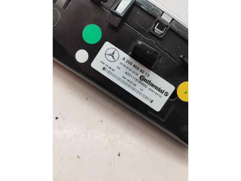 Recambio de mando climatizador para mercedes-benz clase c (w205) lim. c 200 d (205.001) referencia OEM IAM A2059059213  
							