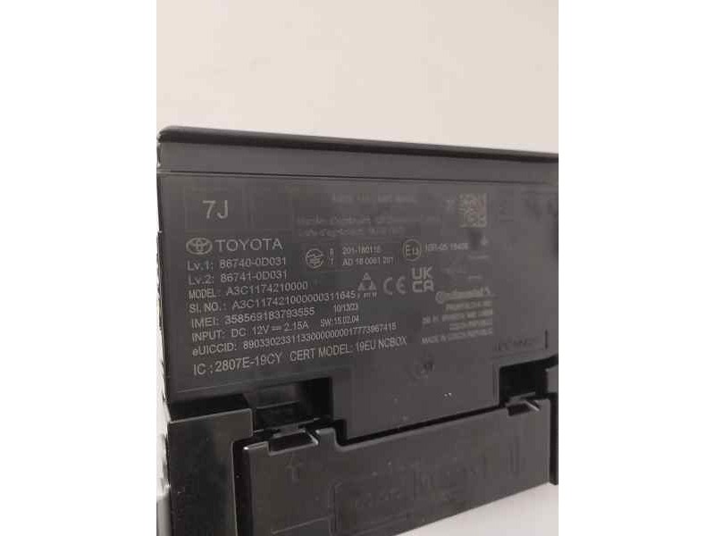 Recambio de modulo electronico para toyota yaris iv 1.5 hybrid 116 cv referencia OEM IAM 867400D031  