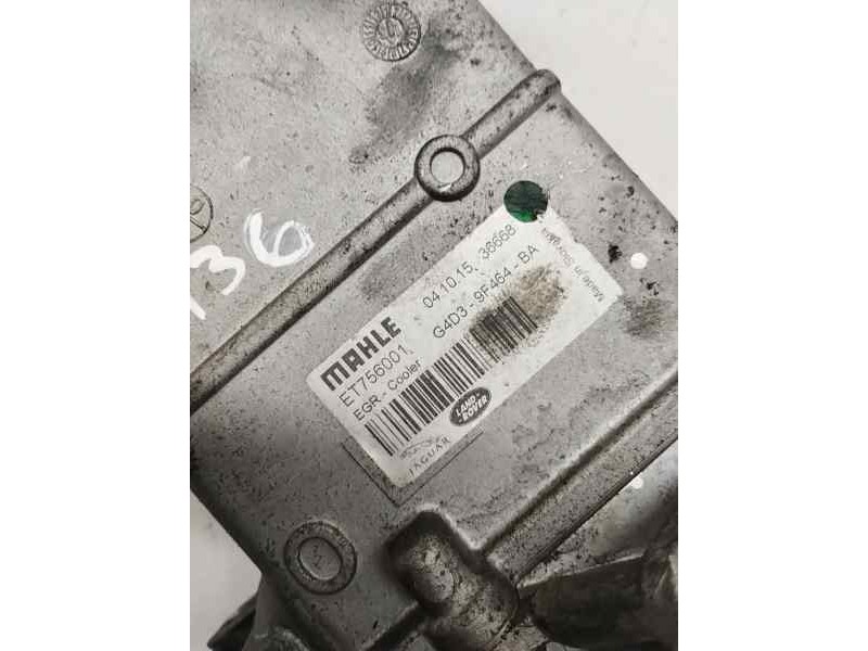 Recambio de enfriador egr para land rover evoque 2.0 td4 cat referencia OEM IAM G4D39F464BA  