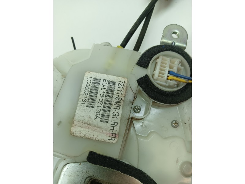 Recambio de cerradura puerta delantera derecha para honda civic berlina (fn) 1.4 type s referencia OEM IAM 72111SMRG1RHFR  
							