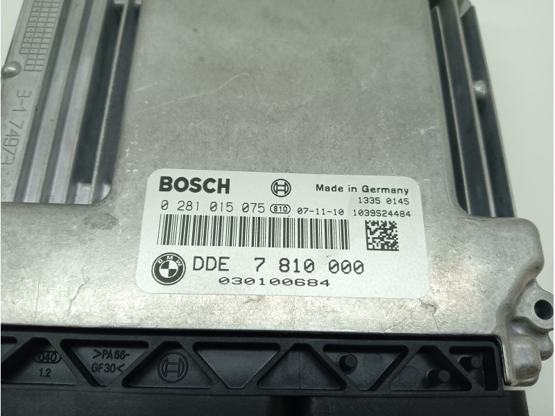 Recambio de centralita motor uce para bmw serie 3 coupe (e92) 320d referencia OEM IAM 0281015075  