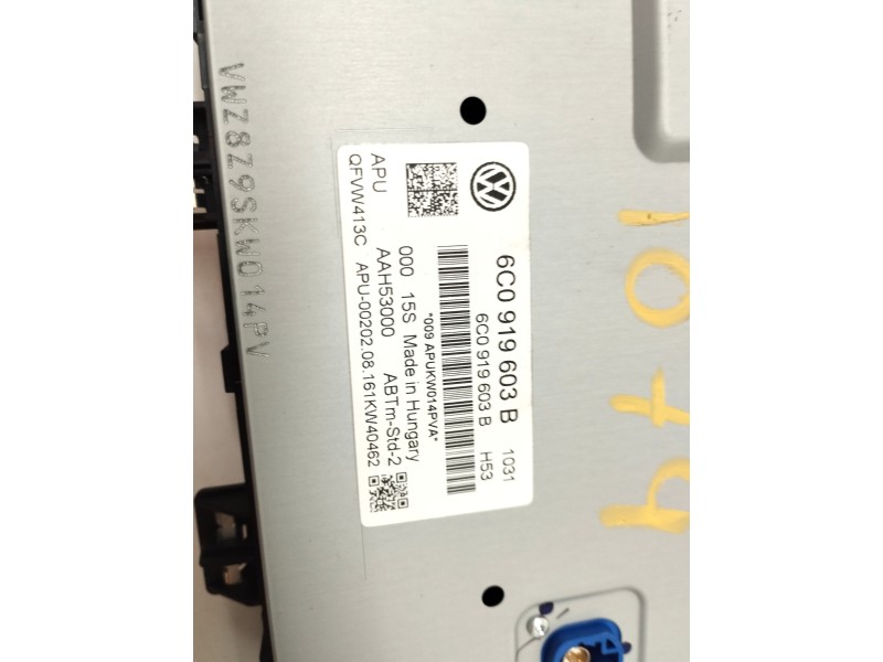 Recambio de pantalla multifuncion para volkswagen polo (6c1) advance bluemotion referencia OEM IAM 6C0919603B  