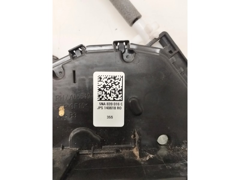 Recambio de cerradura puerta trasera derecha para volkswagen arteon (3h7) r-line 4motion referencia OEM IAM 5NA839016C  