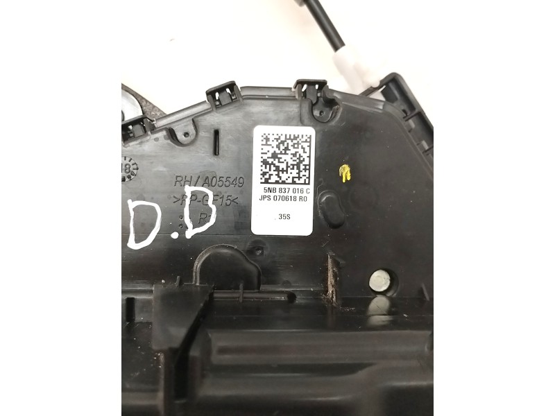 Recambio de cerradura puerta delantera derecha para volkswagen arteon (3h7) r-line 4motion referencia OEM IAM 5NB837016C  