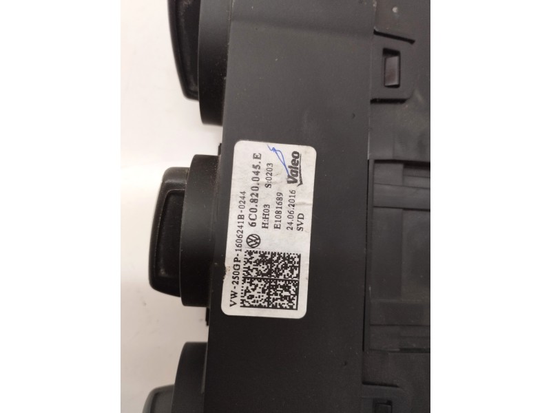 Recambio de mando calefaccion / aire acondicionado para volkswagen polo (6c1) advance bluemotion referencia OEM IAM 6C0820045E  