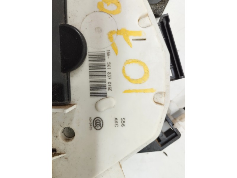 Recambio de cerradura puerta delantera derecha para volkswagen polo (6c1) advance bluemotion referencia OEM IAM 5K1837016E  