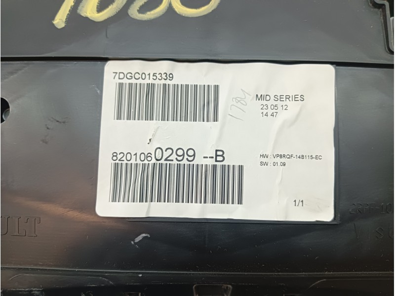 Recambio de cuadro instrumentos para renault clio iii authentique referencia OEM IAM 8201060299  