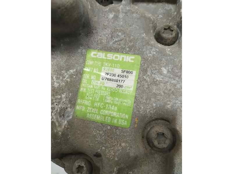 Recambio de compresor aire acondicionado para nissan micra (k11) 1.3 75 cv referencia OEM IAM 2F23045010  