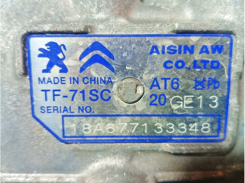 Recambio de caja cambios para citroën c4 picasso feel referencia OEM IAM 20GE13  