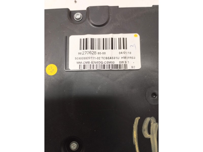 Recambio de cuadro instrumentos para citroën c4 picasso rip curl referencia OEM IAM 9827062880  