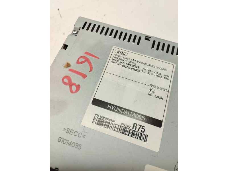 Recambio de sistema audio / radio cd para kia rio iii 1.2 cvvt 84 cv referencia OEM IAM 961701W750CA  
							