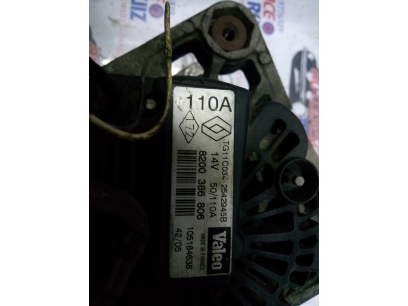 Recambio de alternador para renault megane ii berlina 5p 1.5 dci diesel cat referencia OEM IAM 8200386806  
							