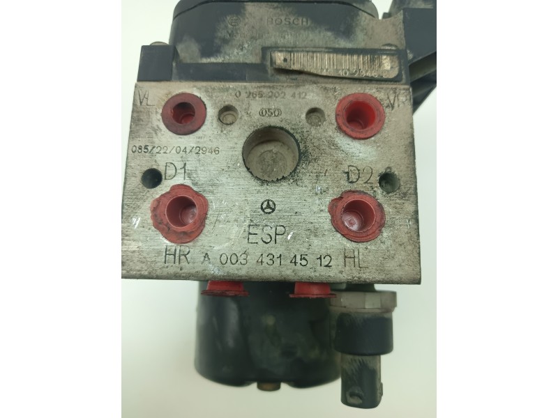Recambio de abs para mercedes-benz clase a (w168) 1.7 cdi diesel cat referencia OEM IAM A0034314512  