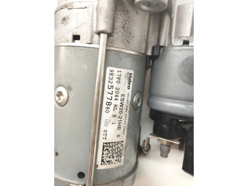 Recambio de motor arranque para opel grandland x 1.5 cdti dpf referencia OEM IAM 9832577880  