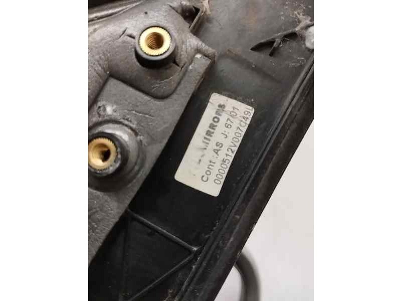 Recambio de retrovisor derecho para smart coupe fortwo coupe 0.6 54 cv referencia OEM IAM 0000512V007C49L  