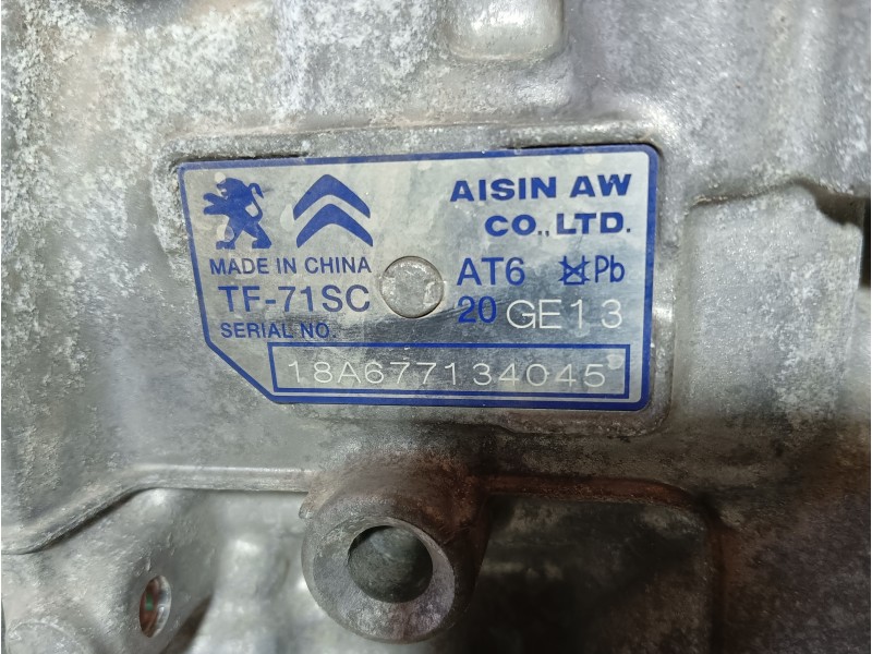 Recambio de caja cambios para citroën c4 picasso rip curl referencia OEM IAM 20GE13  