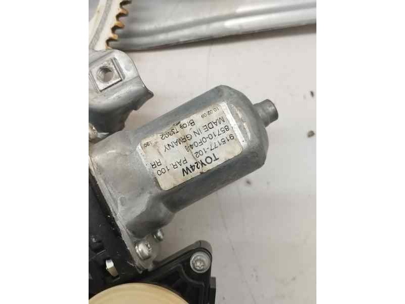 Recambio de elevalunas trasero derecho para toyota verso 1.6 vvt-i 16v 132 monospace referencia OEM IAM 915177102  