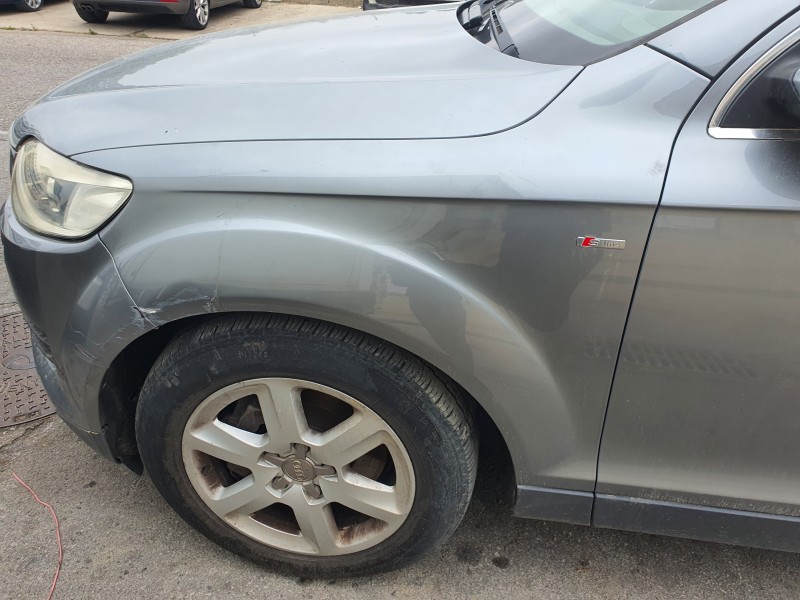 Recambio de aleta delantera izquierda para audi q7 (4l) 3.0 v6 24v tdi referencia OEM IAM   