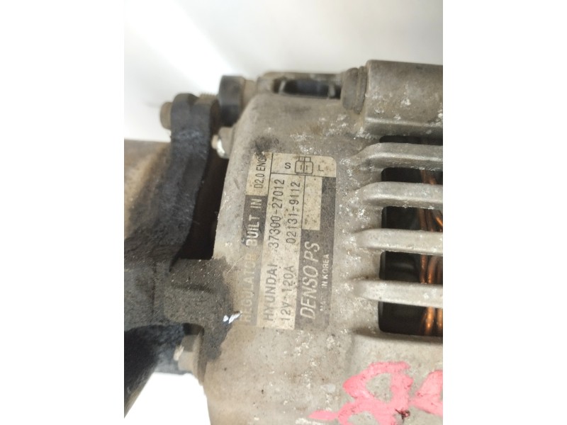 Recambio de alternador para hyundai tucson (jm) 2.0 crdi cat referencia OEM IAM 3730027012  
