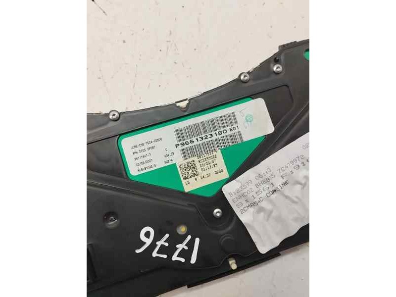 Recambio de cuadro instrumentos para peugeot 307 break / sw (s1) 1.6 hdi 109cv referencia OEM IAM 9661323180  