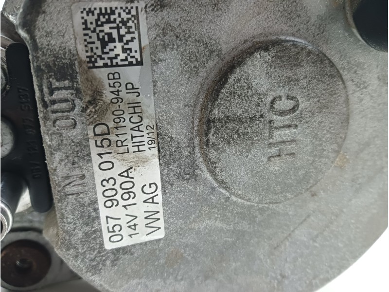 Recambio de alternador para audi q7 (4l) 4.2 v8 32v tdi biturbo referencia OEM IAM 057903015D  