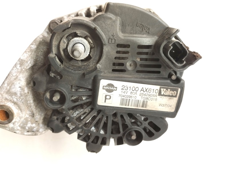 Recambio de alternador para nissan micra (k12e) 1.2 cat referencia OEM IAM 23100AX610  