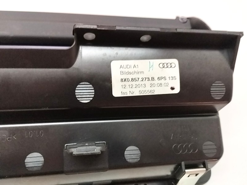 Recambio de pantalla multifuncion para audi a1 (8x) 1.2 16v tfsi referencia OEM IAM 8X0857273B  