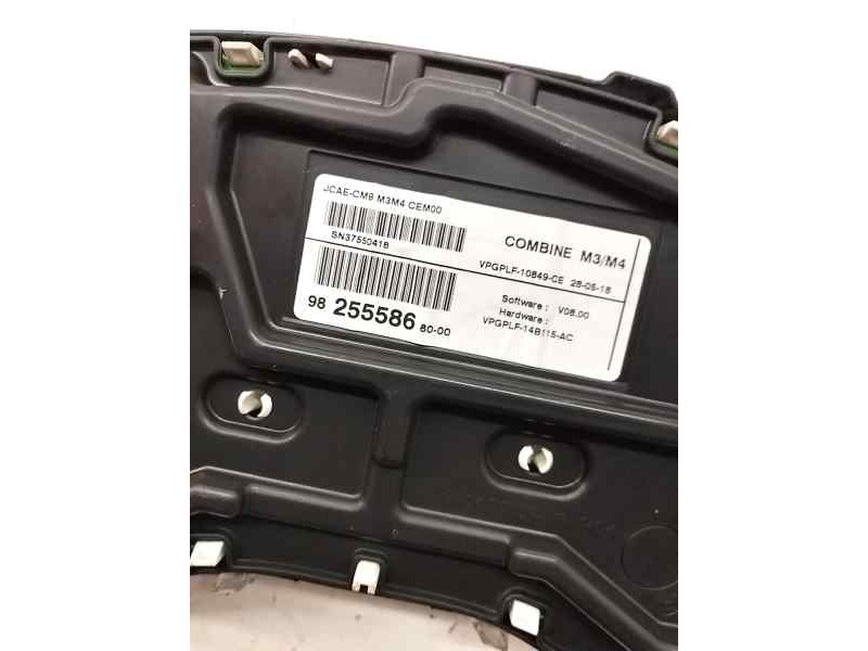 Recambio de cuadro instrumentos para citroën c-elysée 1.6 100cv referencia OEM IAM 9825558680  