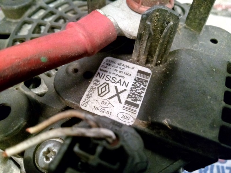 Recambio de alternador para renault megane iv berlina 5p 1.5 dci diesel fap energy referencia OEM IAM 231004EA0A  