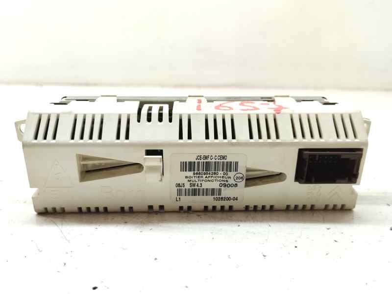 Recambio de pantalla multifuncion para peugeot 607 (s2) 2.2 hdi pk marf referencia OEM IAM 9660954280  