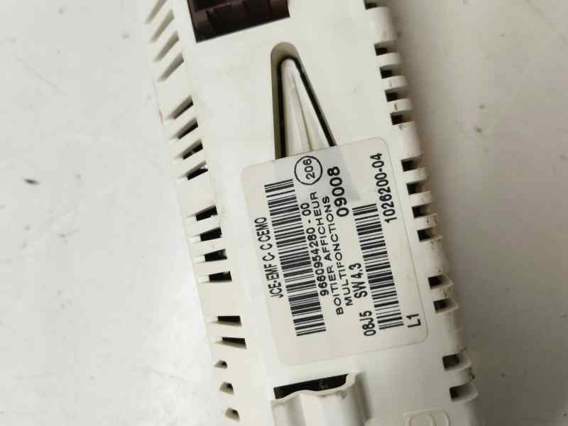 Recambio de pantalla multifuncion para peugeot 607 (s2) 2.2 hdi pk marf referencia OEM IAM 9660954280  