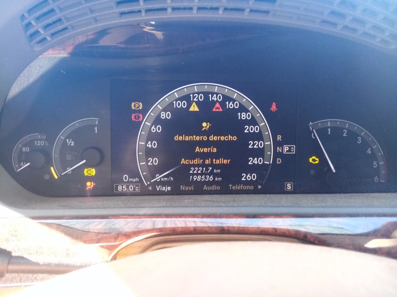 Recambio de cuadro instrumentos para mercedes-benz clase s (w221) berlina 3.0 cdi cat referencia OEM IAM 1036905326  
