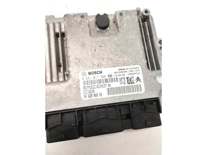 Recambio de centralita motor uce para citroën c3 1.4 hdi referencia OEM IAM 9657699480  