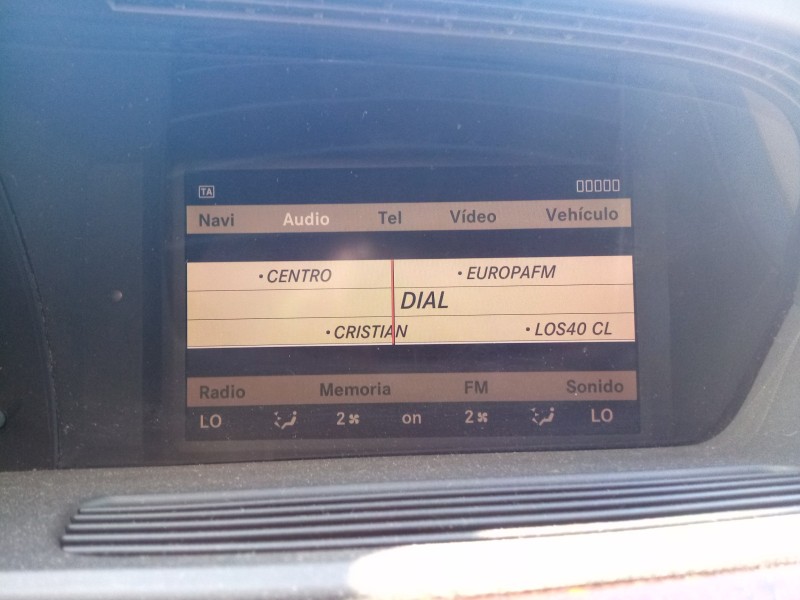 Recambio de pantalla multifuncion para mercedes-benz clase s (w221) berlina 3.0 cdi cat referencia OEM IAM 1036904816  
							