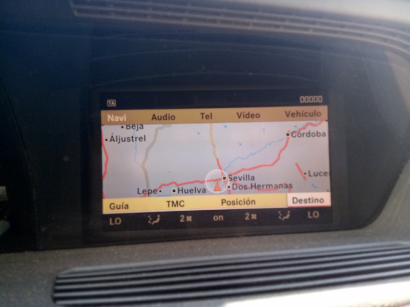 Recambio de pantalla multifuncion para mercedes-benz clase s (w221) berlina 3.0 cdi cat referencia OEM IAM 1036904816  
							