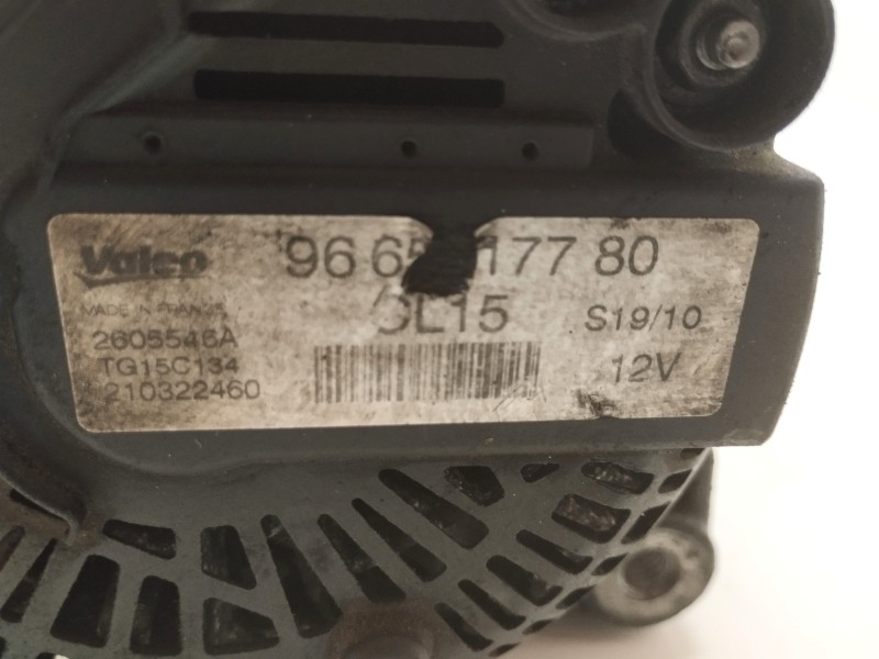 Recambio de alternador para citroën c3 1.4 hdi referencia OEM IAM 9665617780  