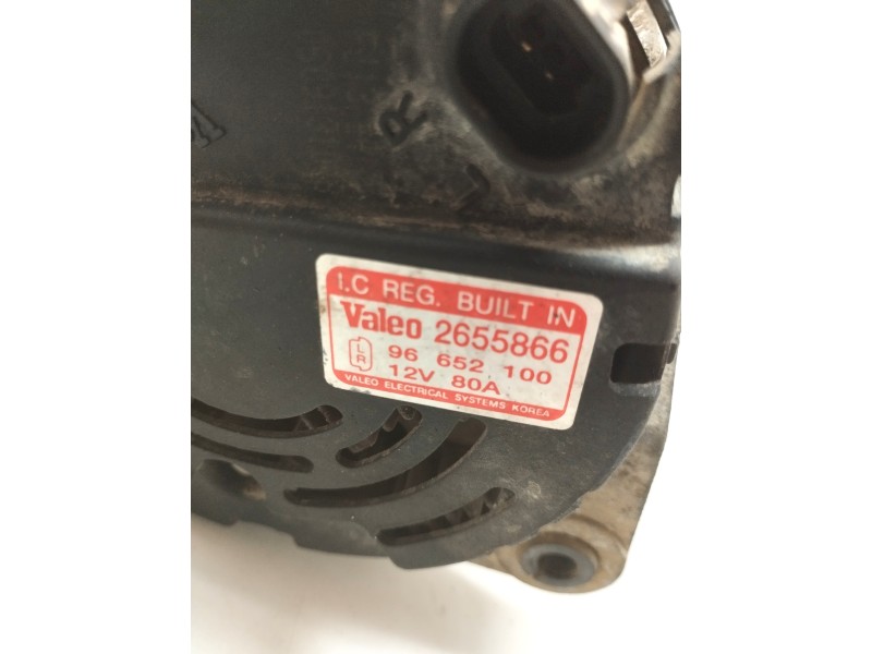 Recambio de alternador para chevrolet kalos 1.2 cat referencia OEM IAM 2655866  